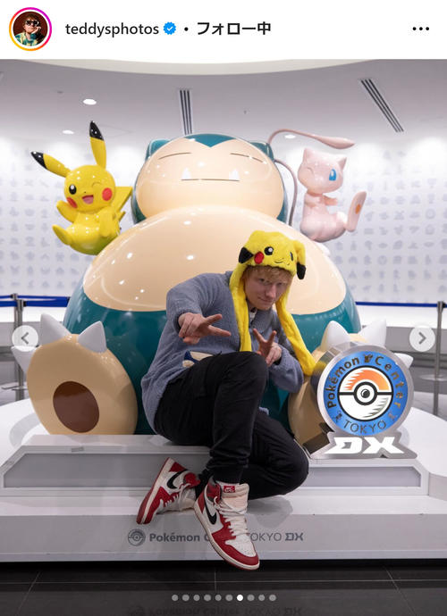 エド・シーランのインスタグラムから