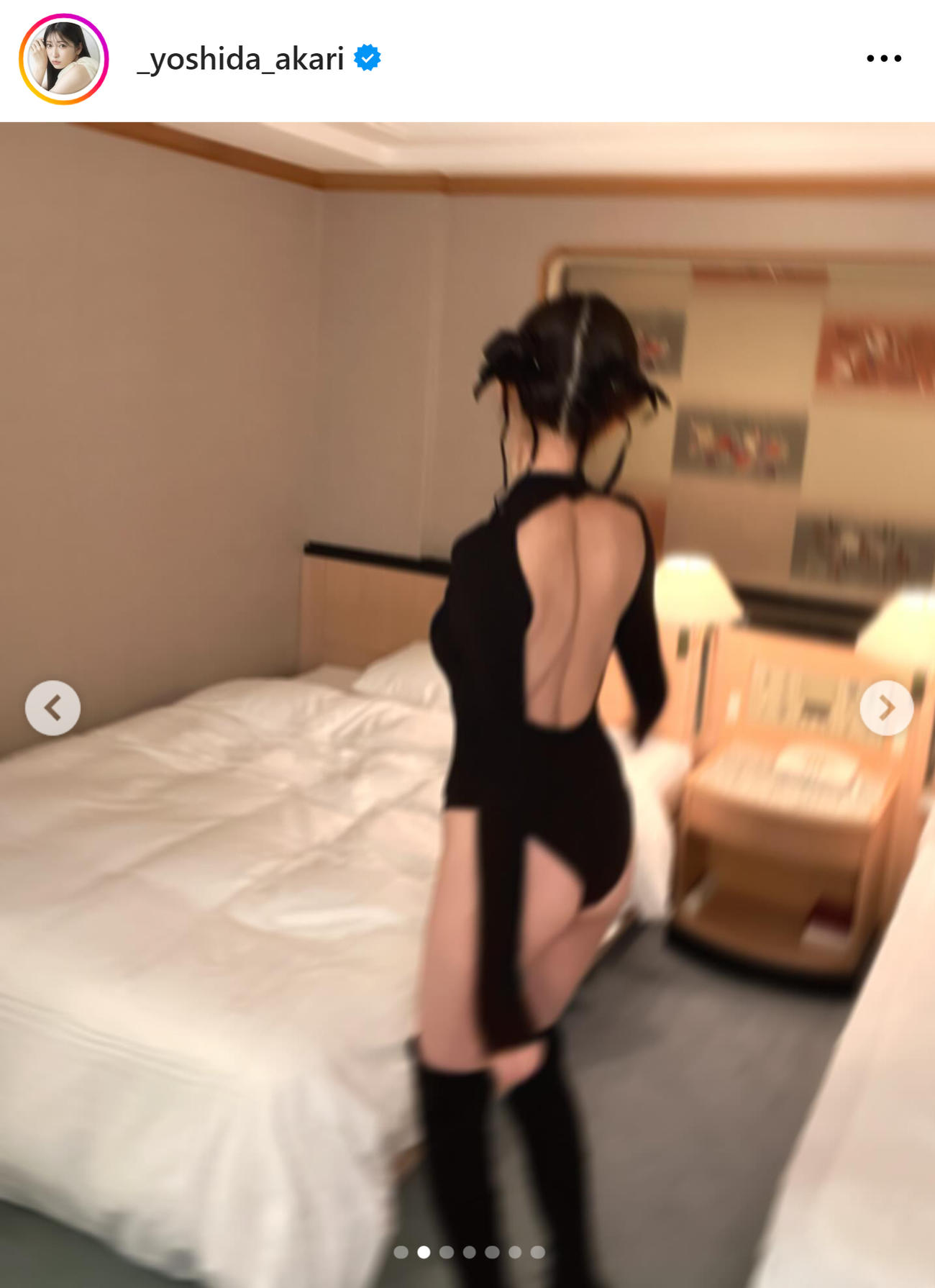 吉田朱里のインスタグラムから