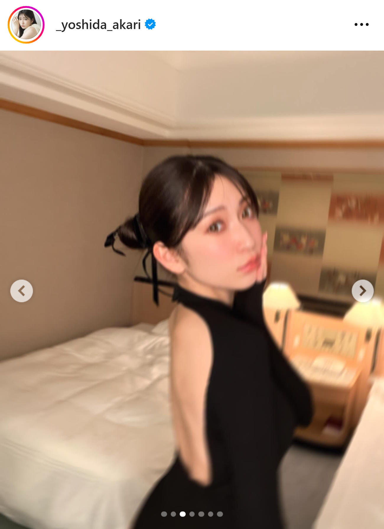 吉田朱里のインスタグラムから