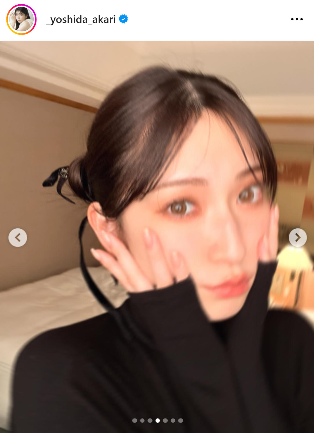 吉田朱里のインスタグラムから