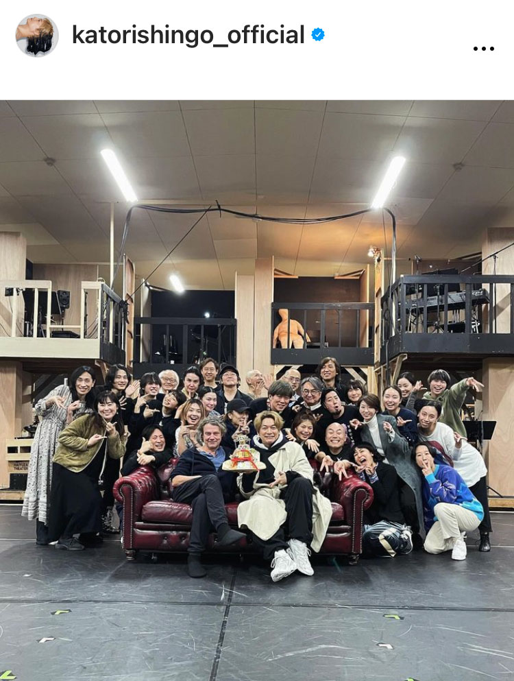香取慎吾のインスタグラムから