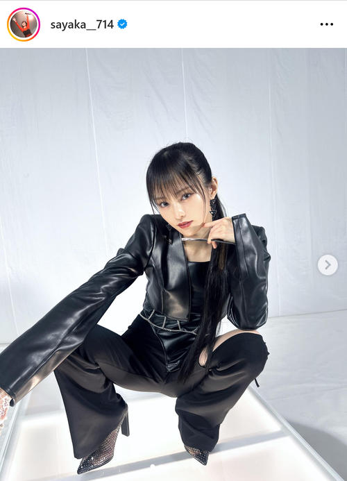 山本彩、“忍者”イメージのクールなブラックコーデに反響「涙が出そうな