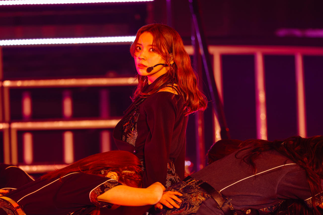 卒業コンサートでパフォーマンスする櫻坂46小林由依
