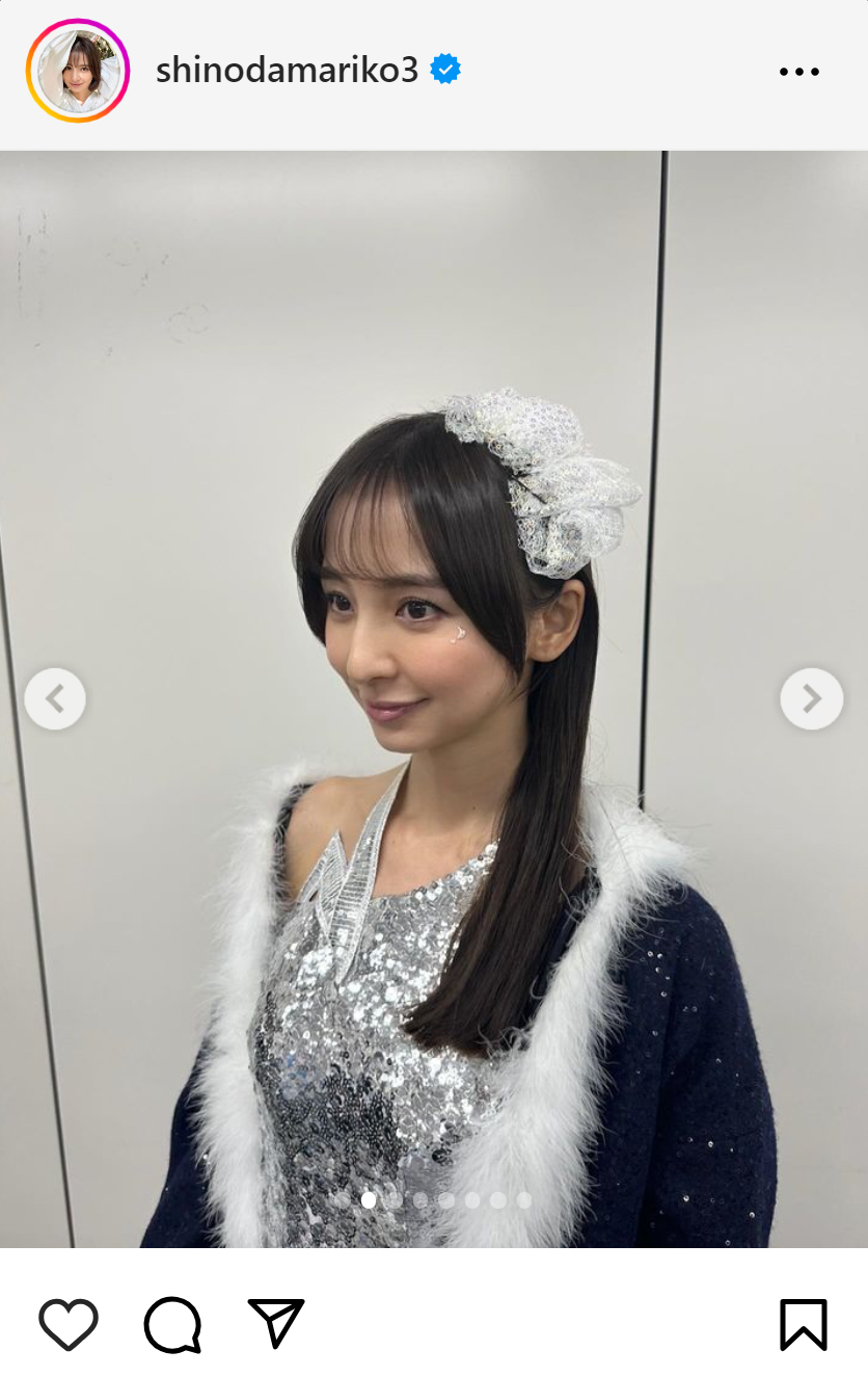 篠田麻里子のインスタグラムから