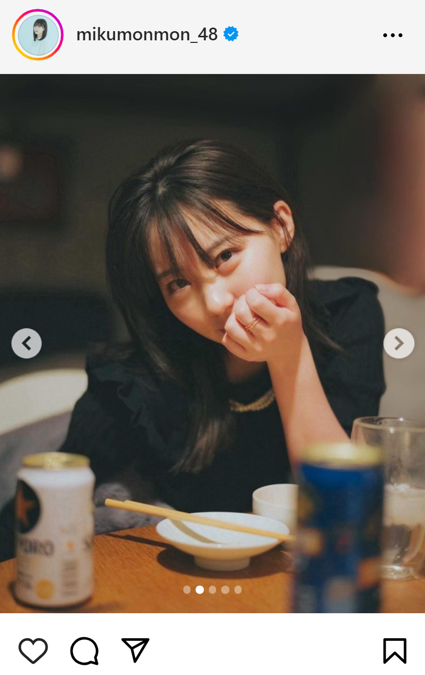 田中美久のインスタグラムから