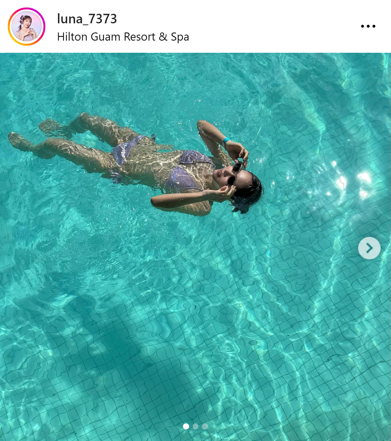 仲川瑠夏のインスタグラムから