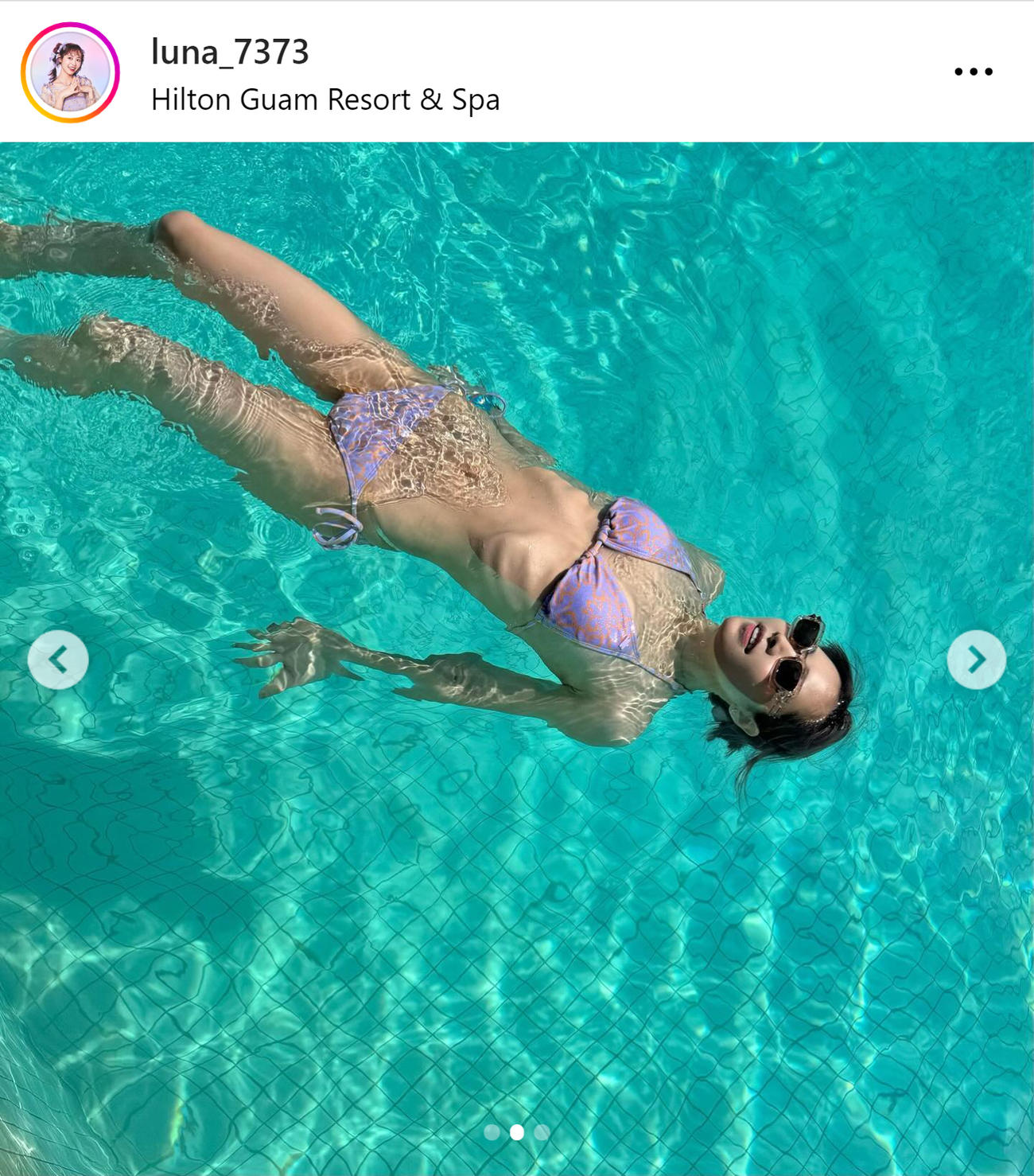 仲川瑠夏のインスタグラムから