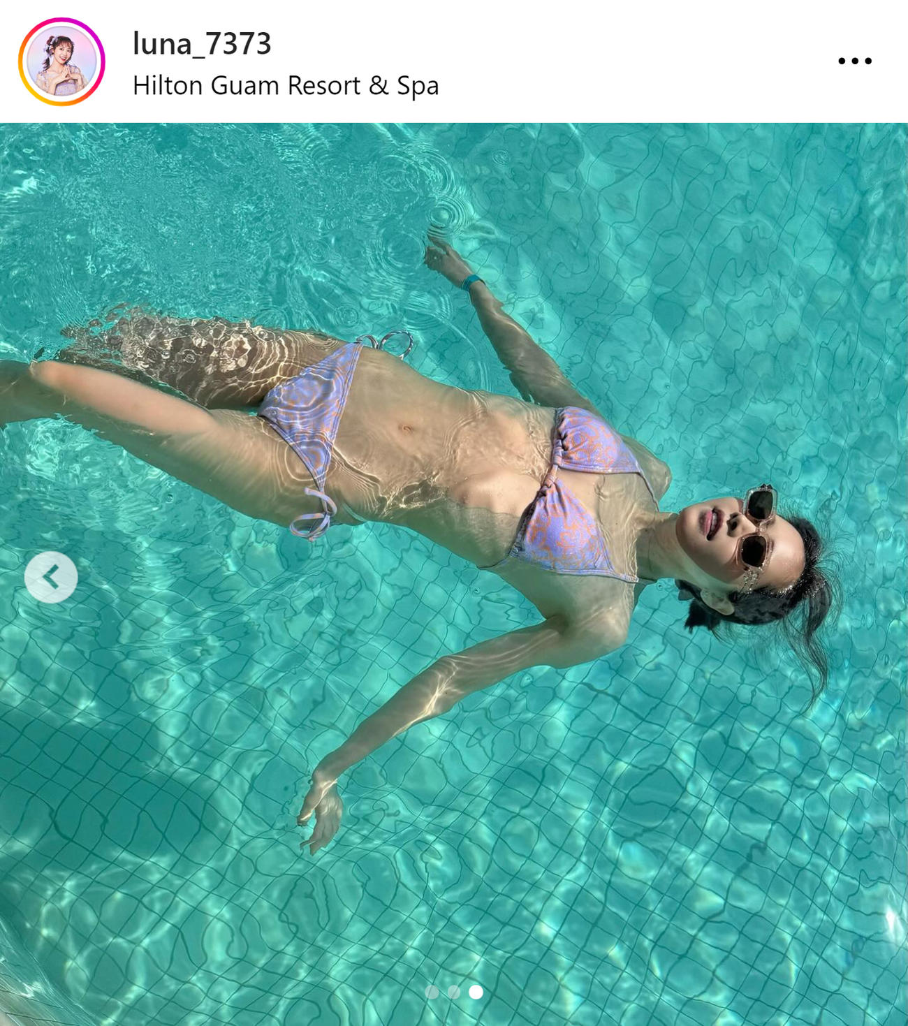 仲川瑠夏のインスタグラムから