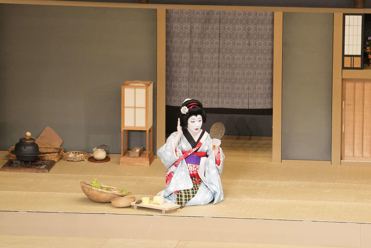 「新版歌祭文　野崎村」の中村鶴松（C）松竹