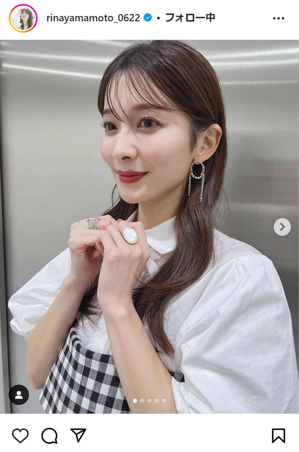 山本里菜のインスタグラムから