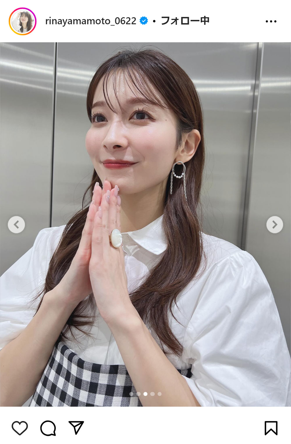 山本里菜のインスタグラムから