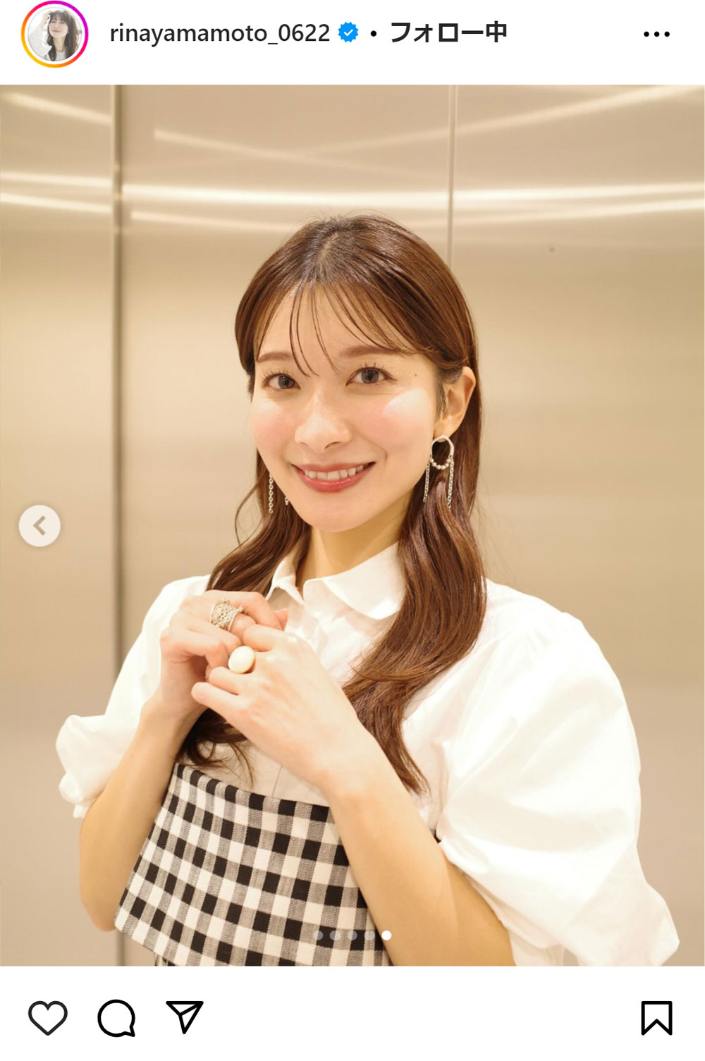 山本里菜のインスタグラムから