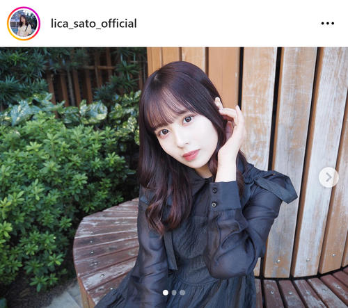 乃木坂46佐藤璃果、巻き髪で上目遣いショット「全部ずるいくらい