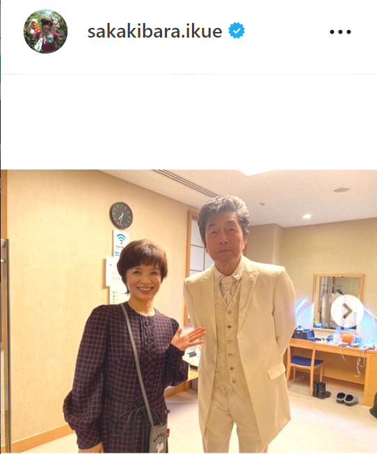 榊原郁恵のインスタグラムから