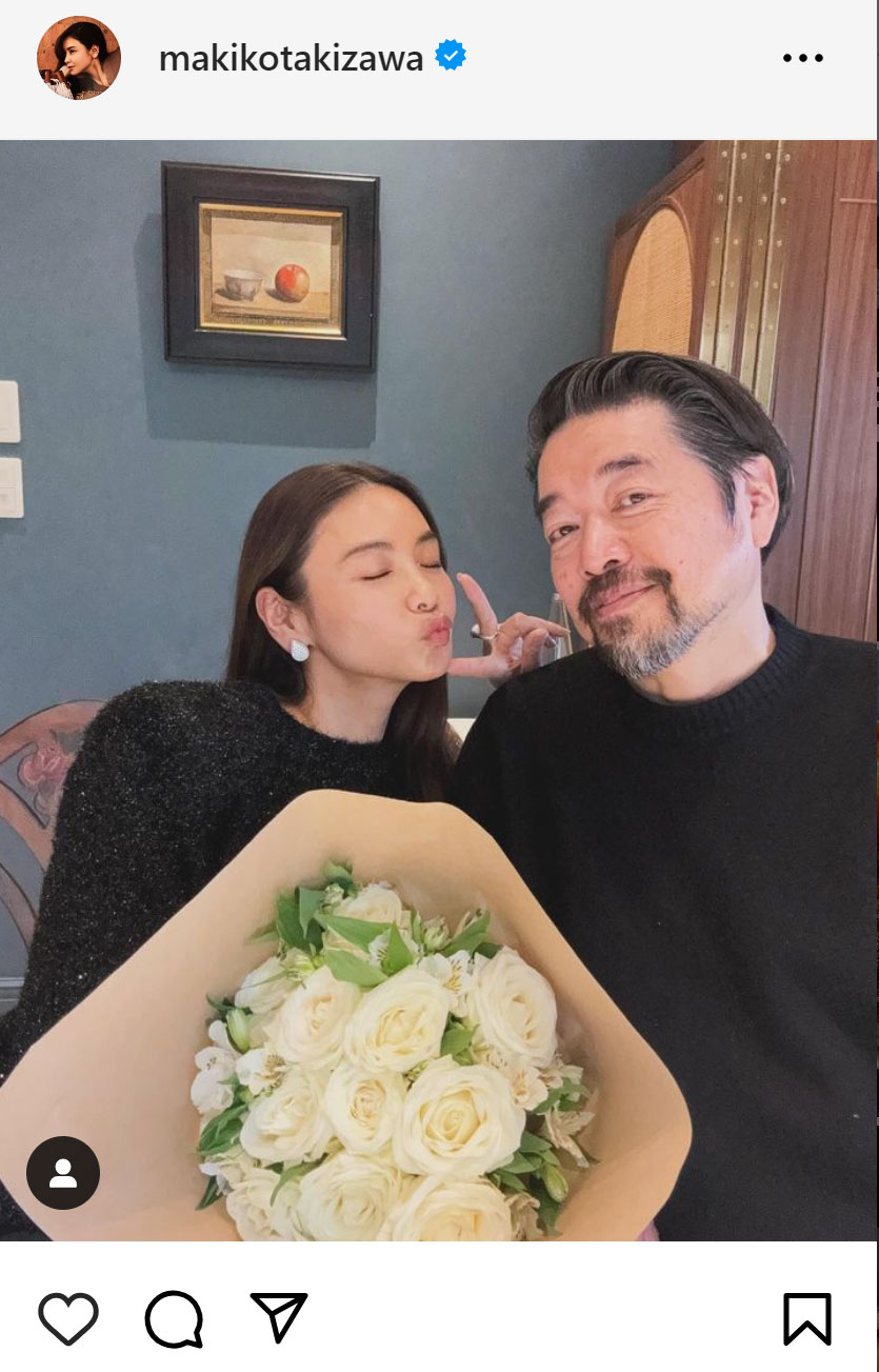滝沢眞規子のインスタグラムから