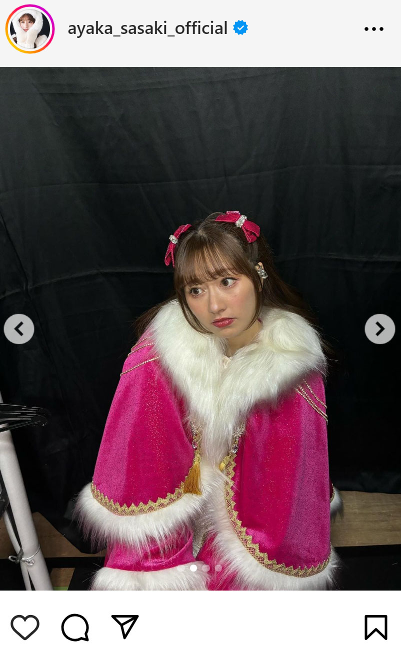 佐々木彩夏のインスタグラムから