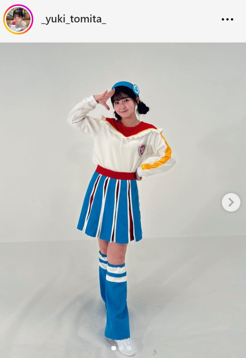冨田有紀アナのインスタグラムから