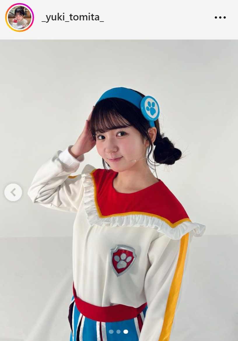 冨田有紀アナのインスタグラムから