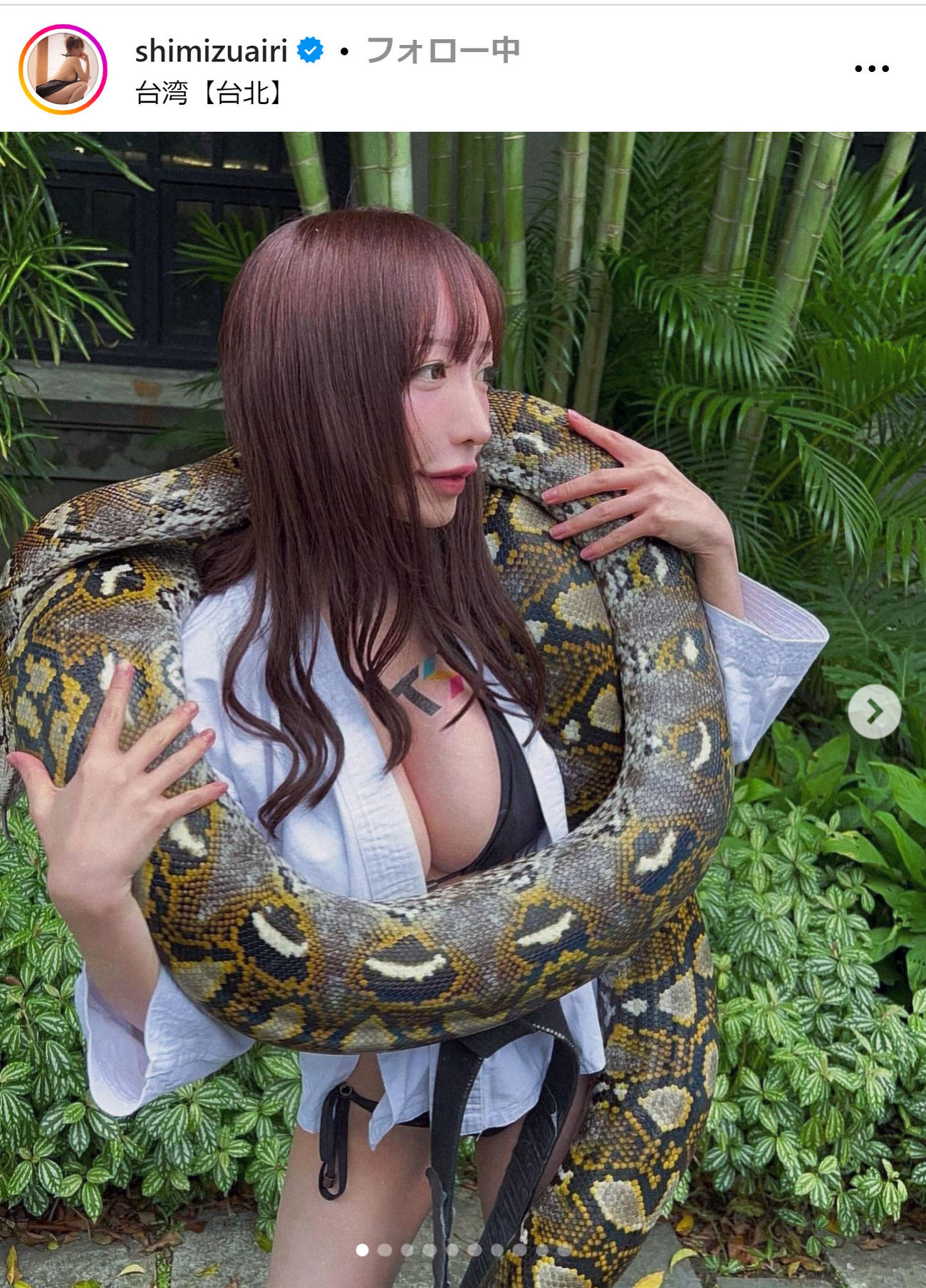 清水あいりのインスタグラムから