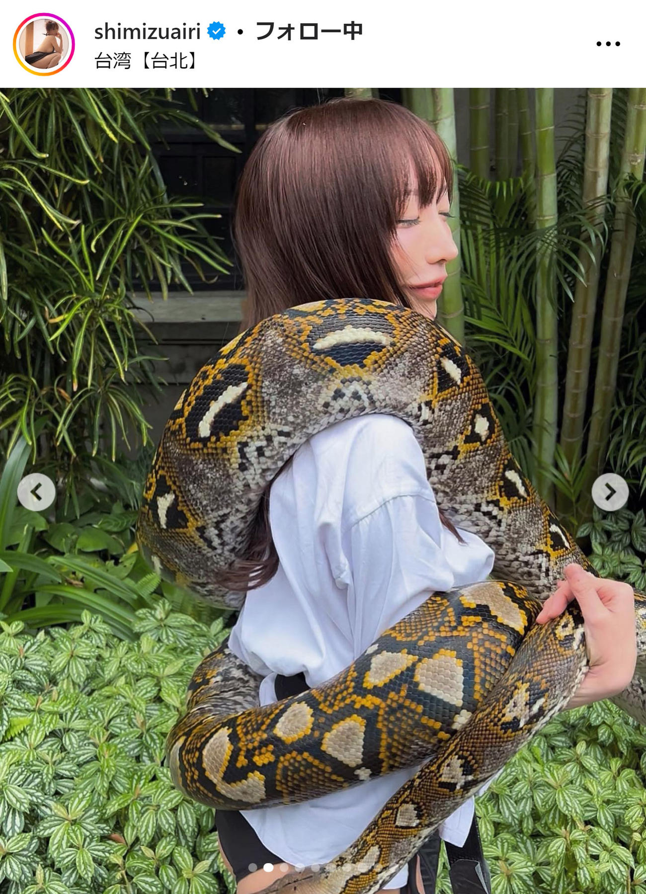 清水あいりのインスタグラムから