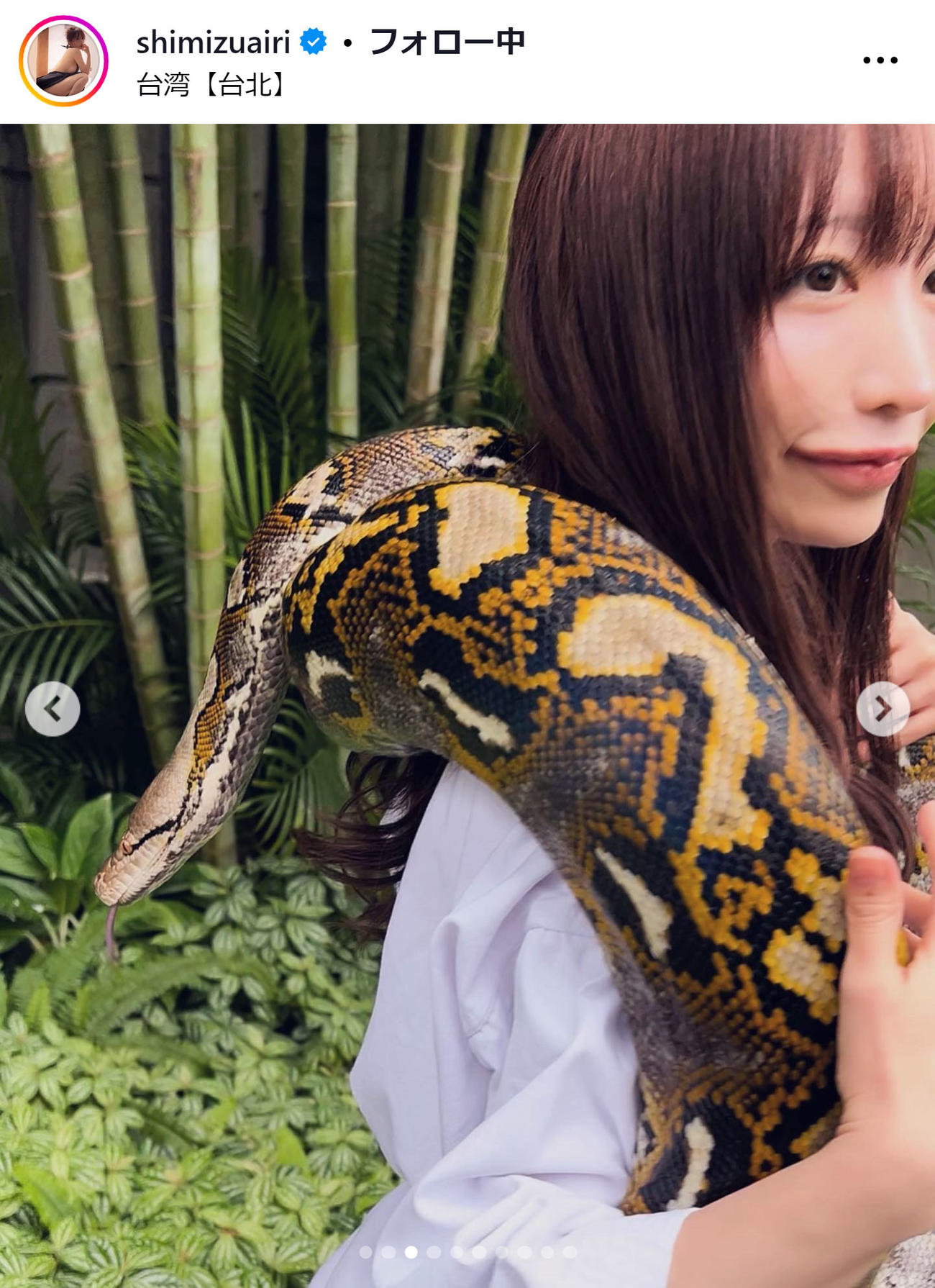 清水あいりのインスタグラムから