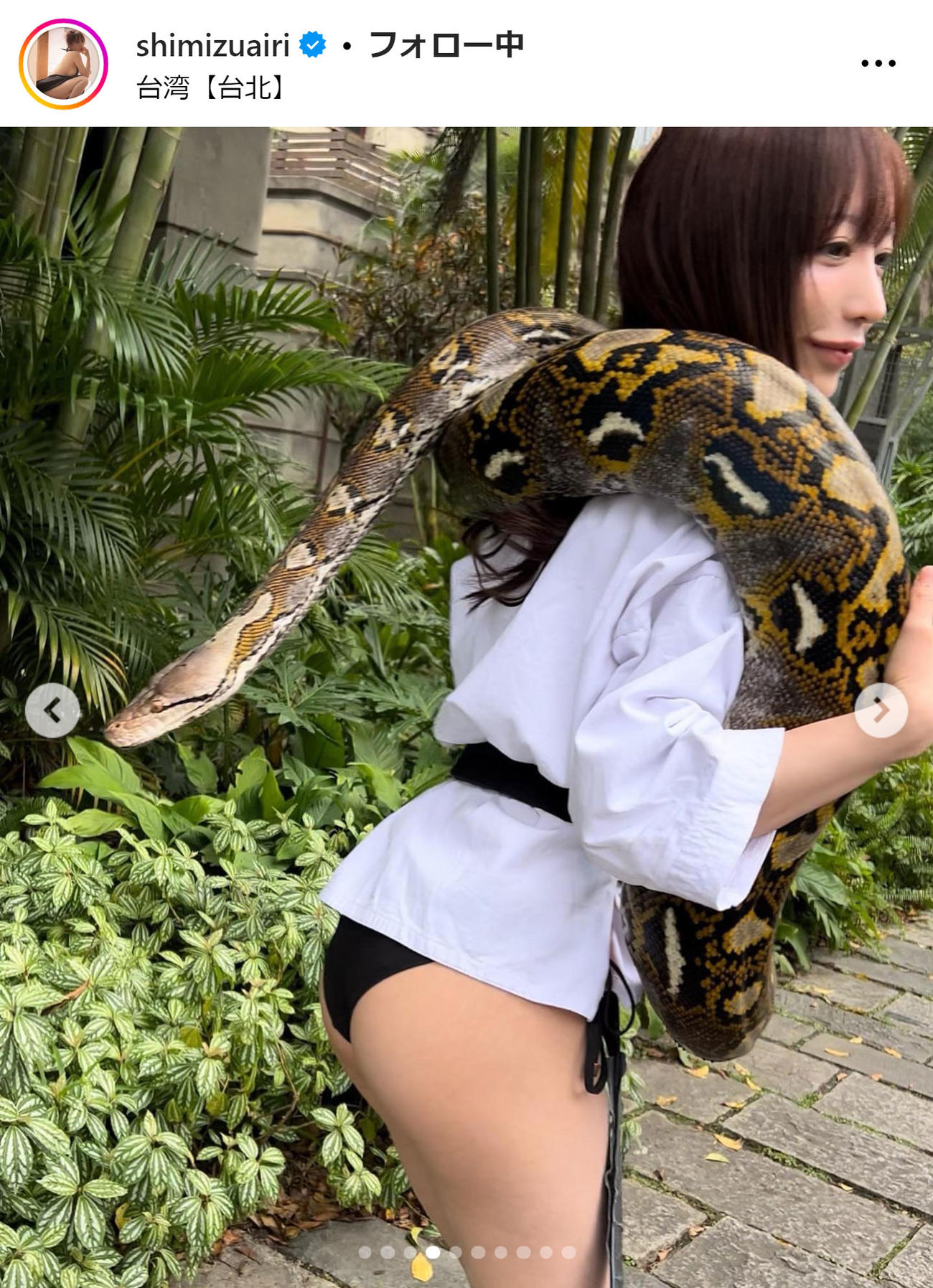 清水あいりのインスタグラムから