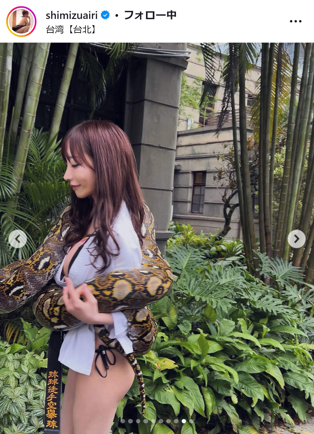 清水あいりのインスタグラムから