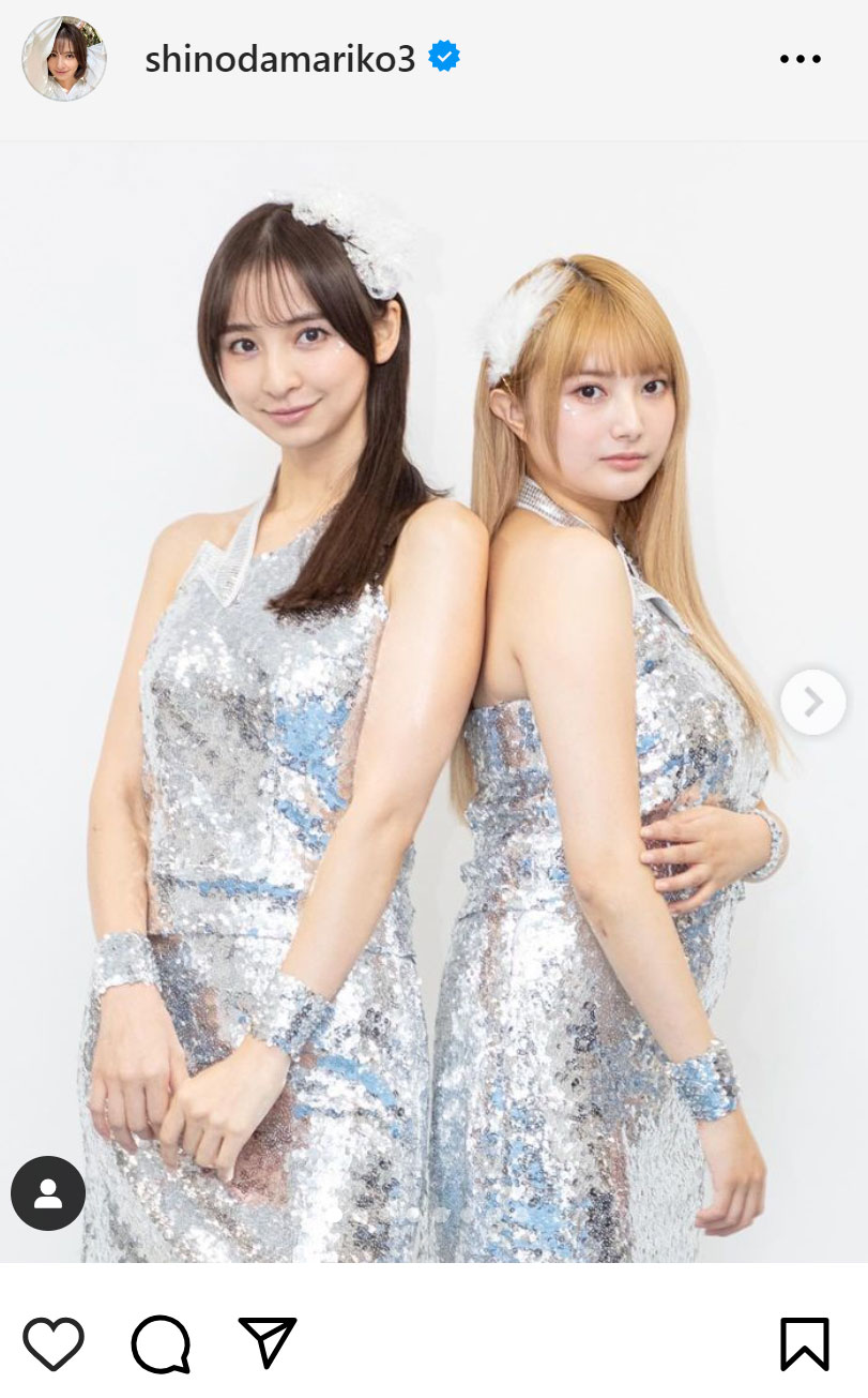 篠田麻里子のインスタグラムから