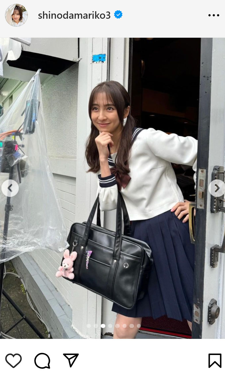 篠田麻里子のインスタグラムから