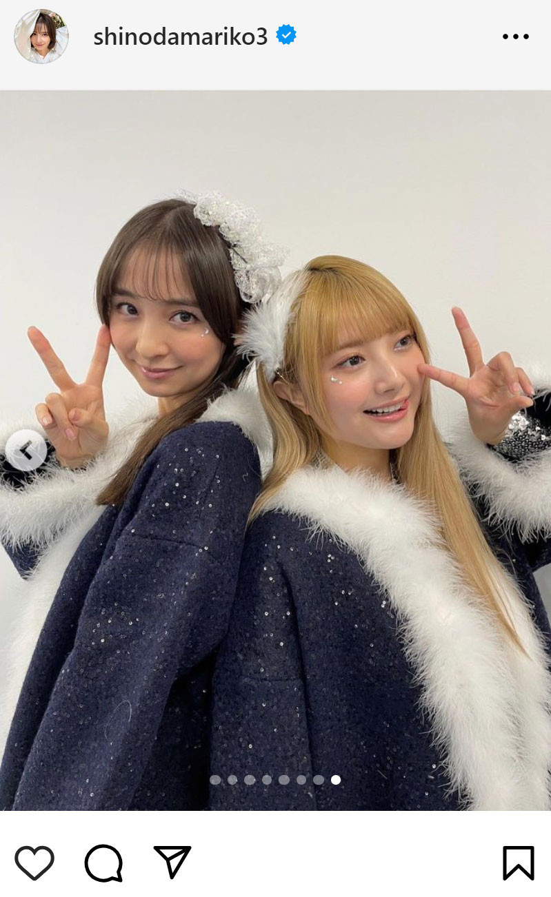 篠田麻里子のインスタグラムから
