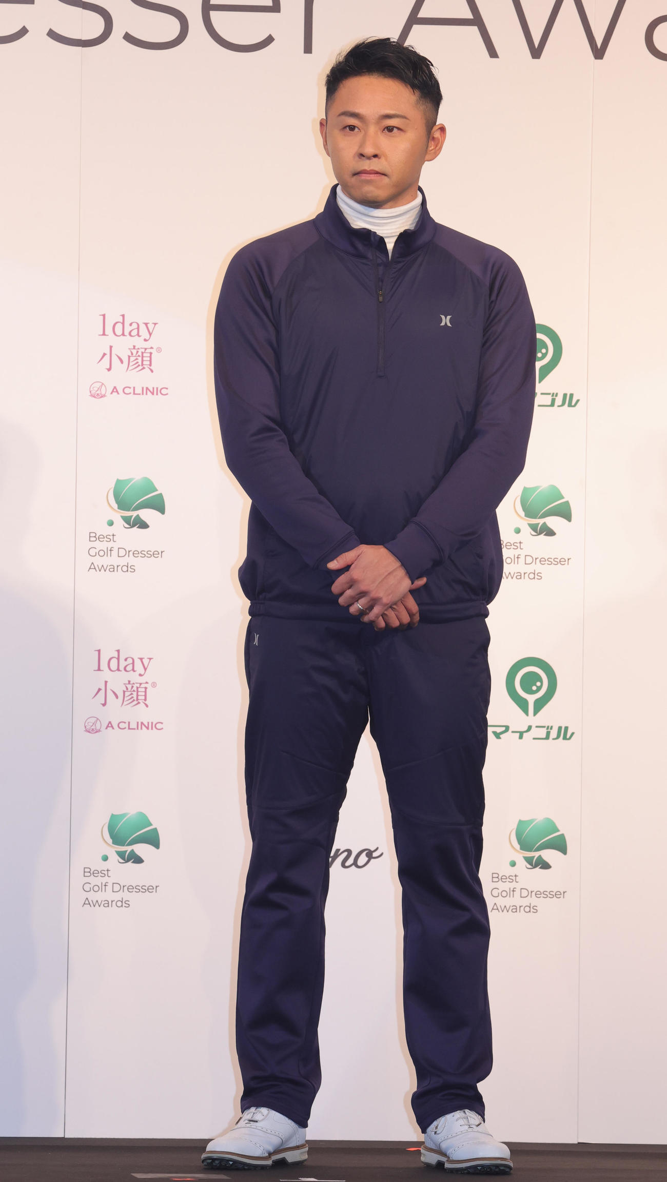 ベストゴルフドレッサー賞2024アスリート部門を受賞した北島康介氏（撮影・野上伸悟）