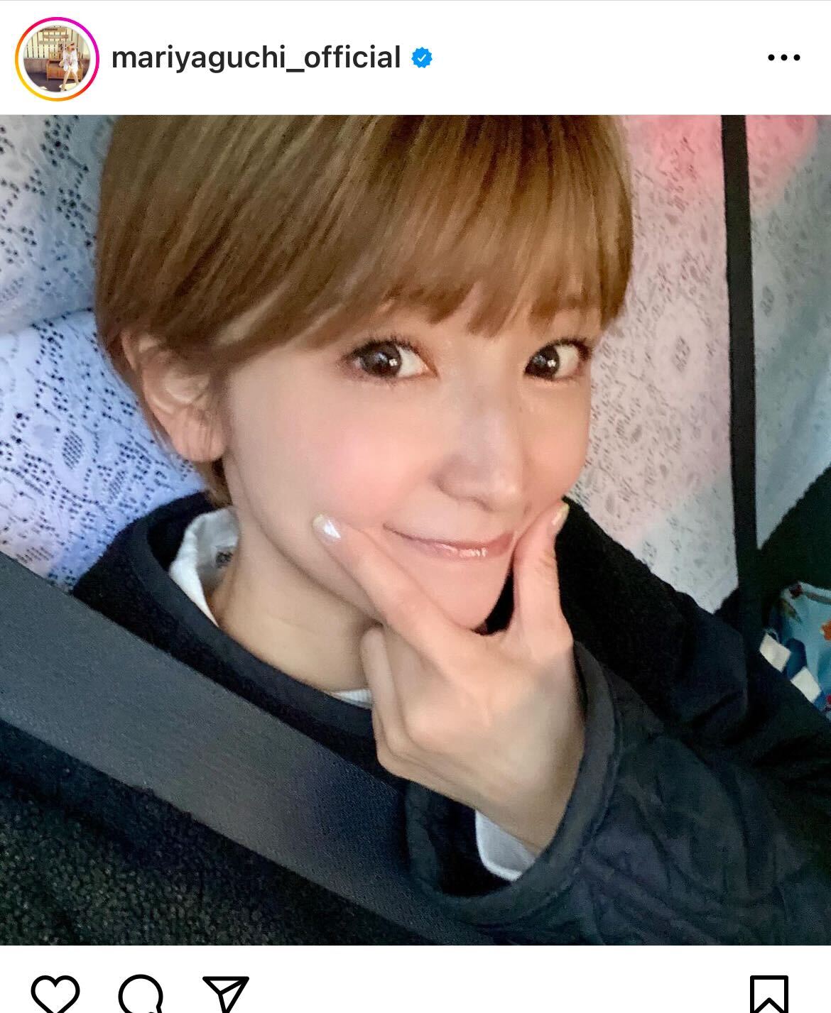 矢口真里インスタグラムから