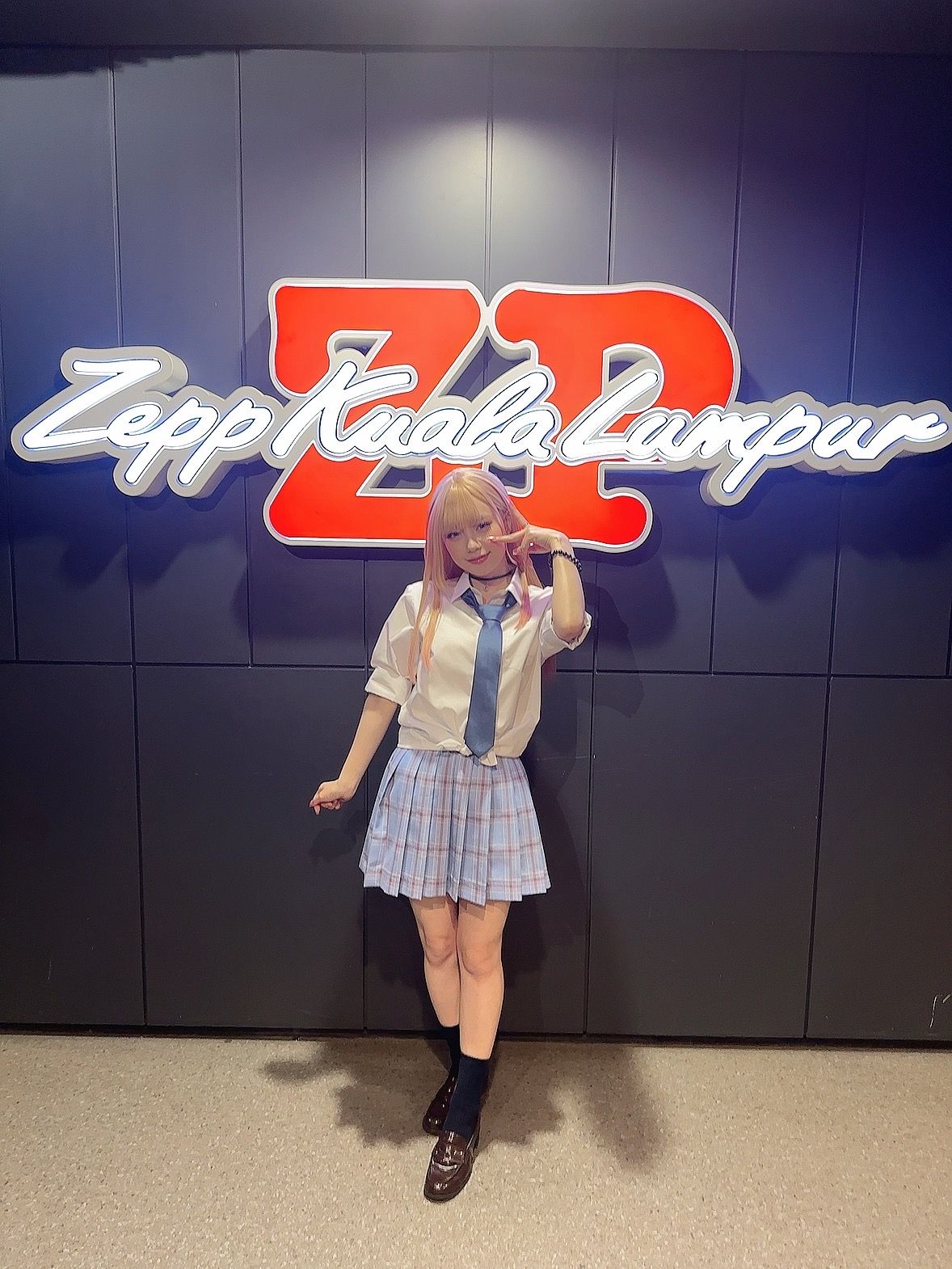 マレーシアで海外初ライブ出演を果たしたあかせあかり