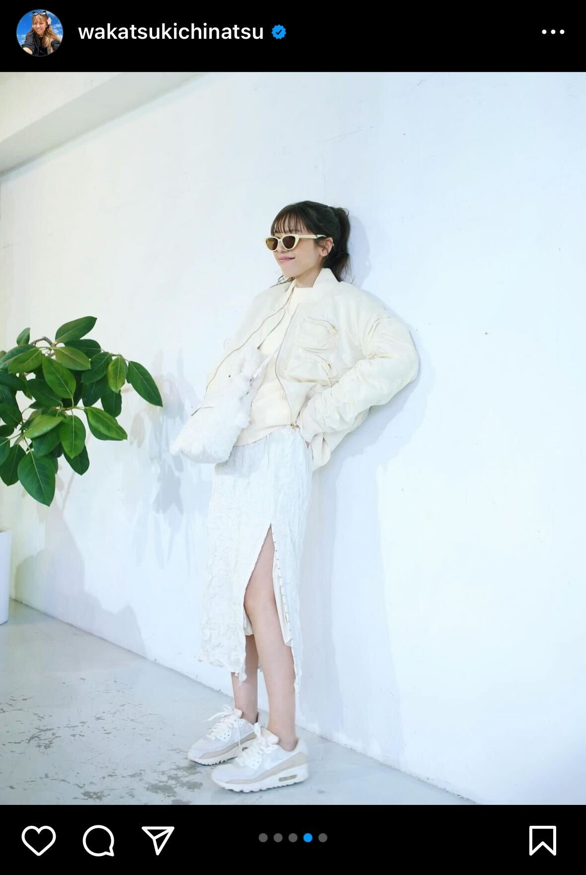 若槻千夏インスタグラムから