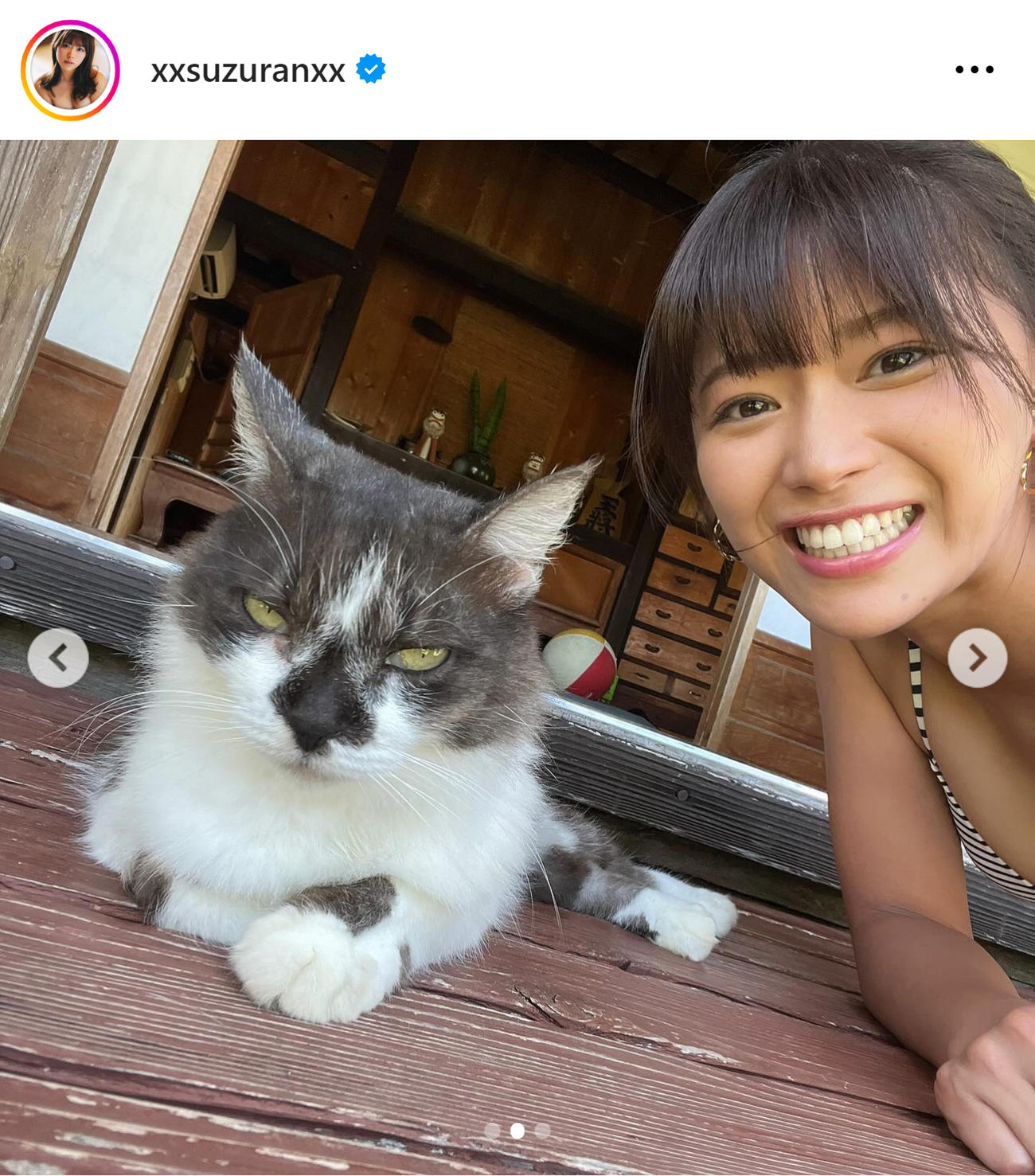 山内鈴蘭のインスタグラムから