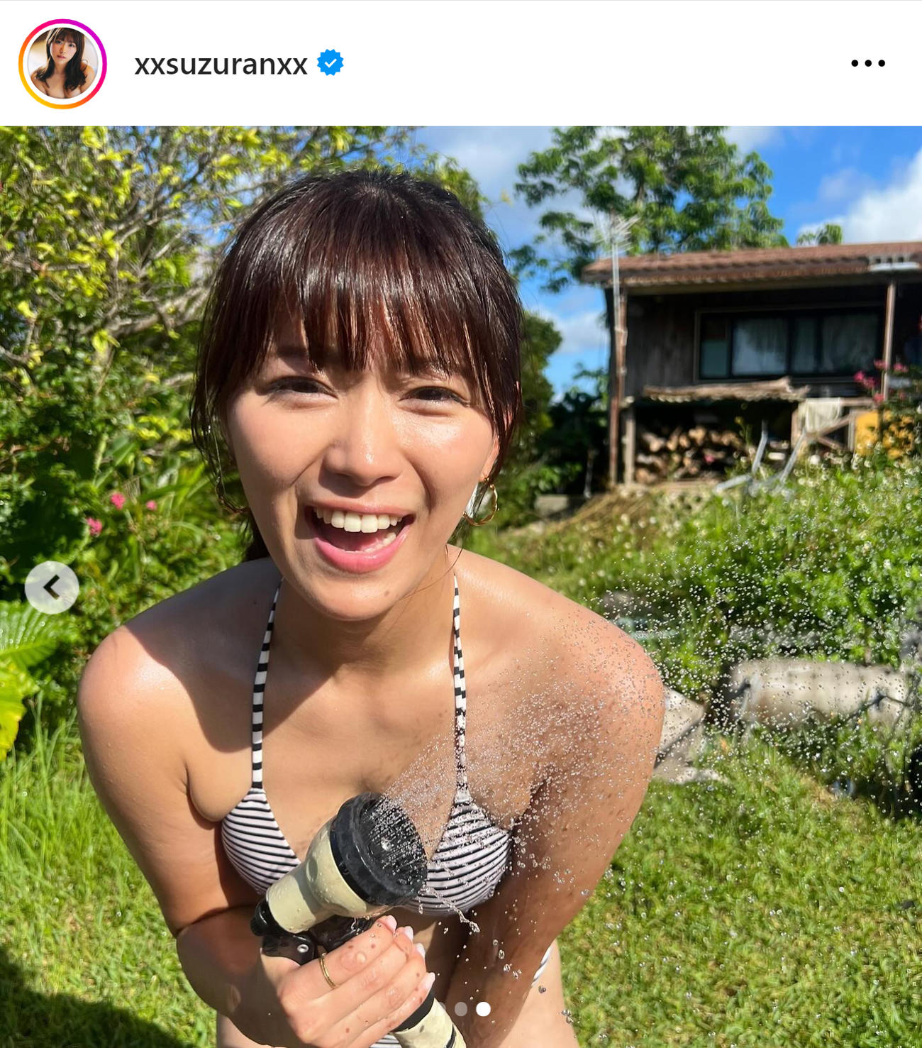 山内鈴蘭のインスタグラムから