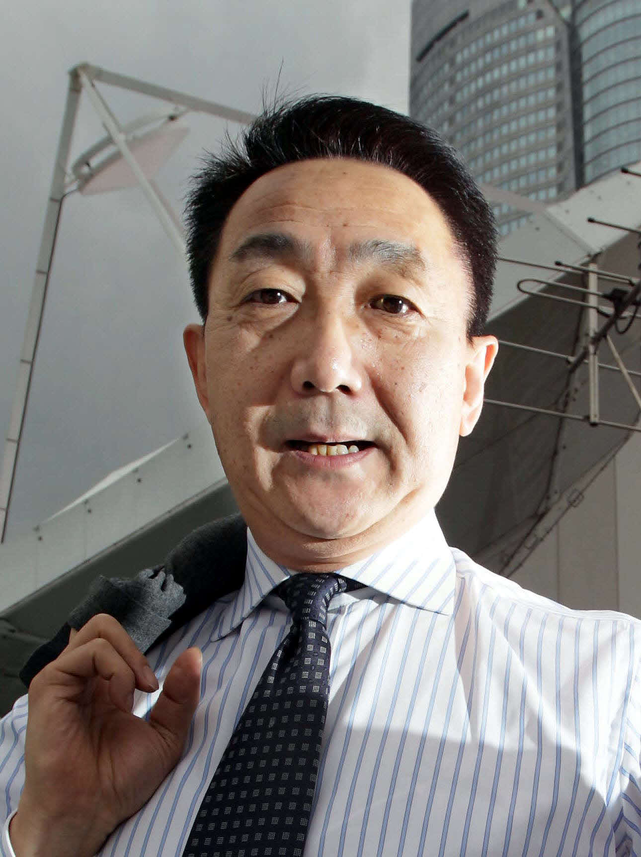 渡辺宜嗣キャスター(2010年3月撮影)