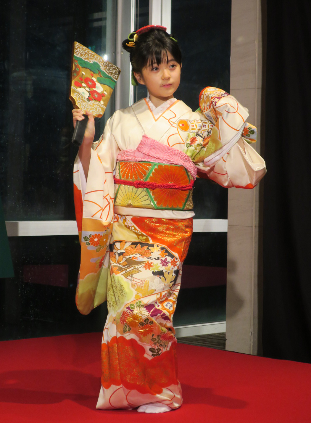 TOKYO FM×石川県小松市「北陸新幹線小松駅開業記念　歌舞伎のまちライトアツプ！」で、日本舞踊を披露する市川ぼたん