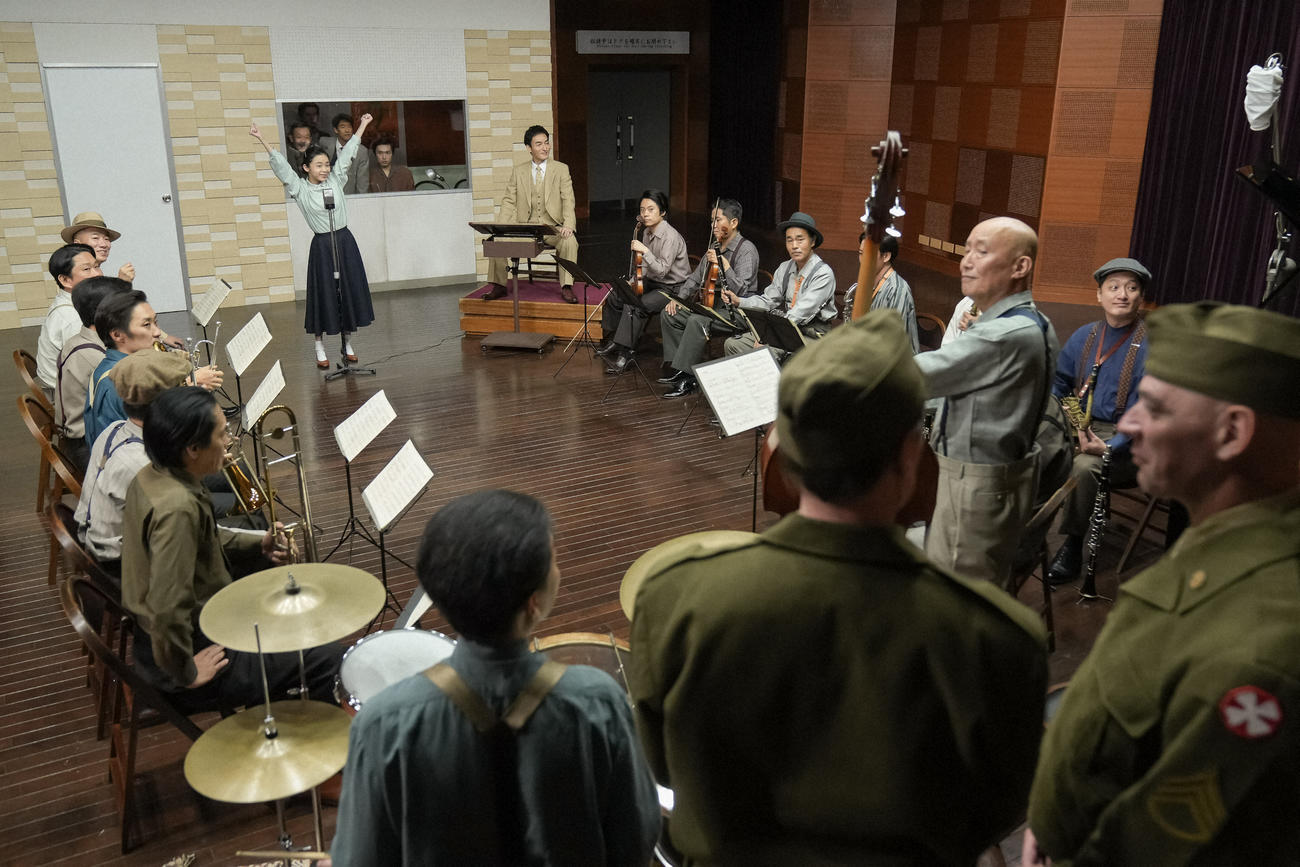 NHK連続テレビ小説「ブギウギ」の1場面（C）NHK