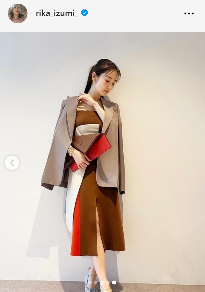 泉里香のインスタグラムから