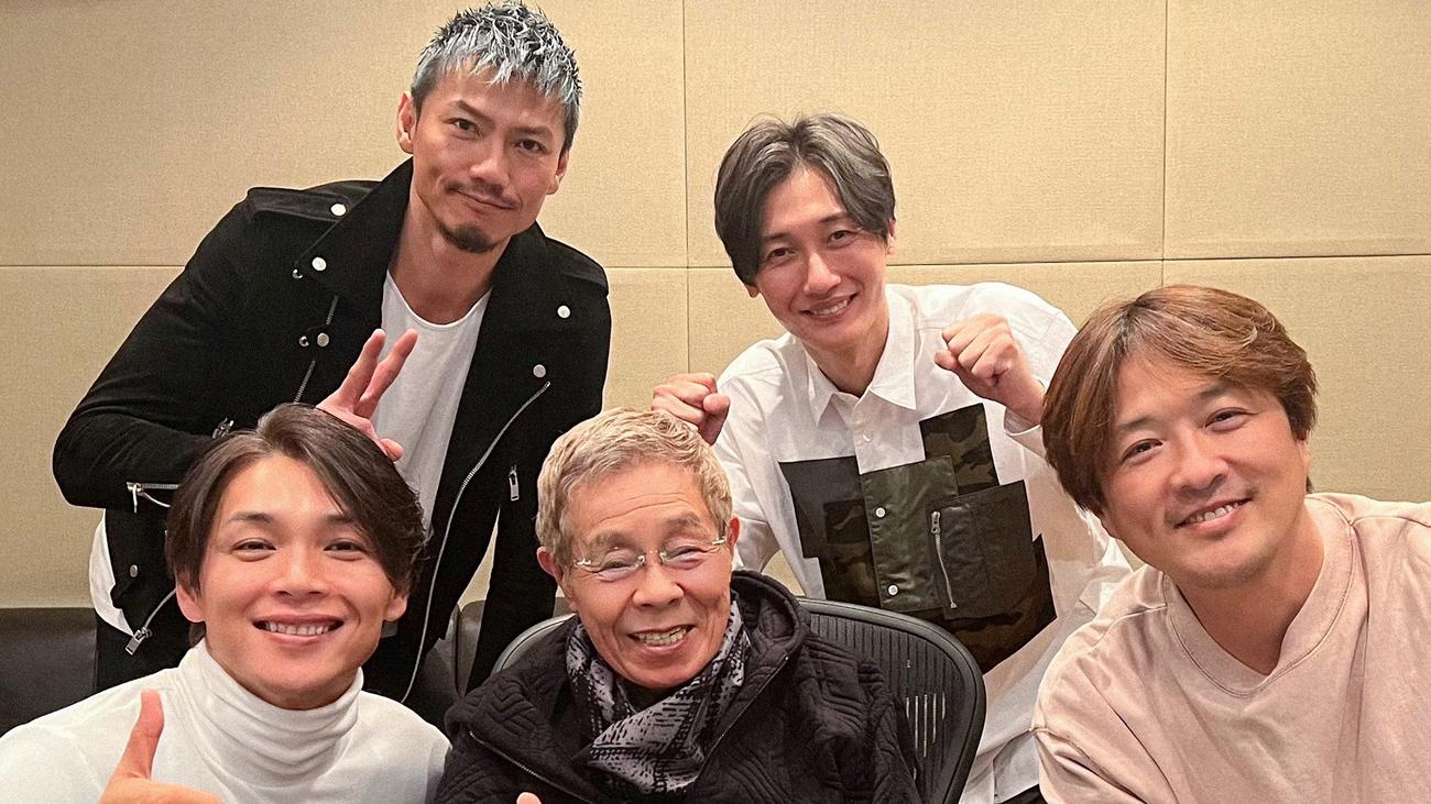 北島三郎(作家名は原譲二)が作曲した純烈の新曲「純烈魂」のティザー映像が公開される