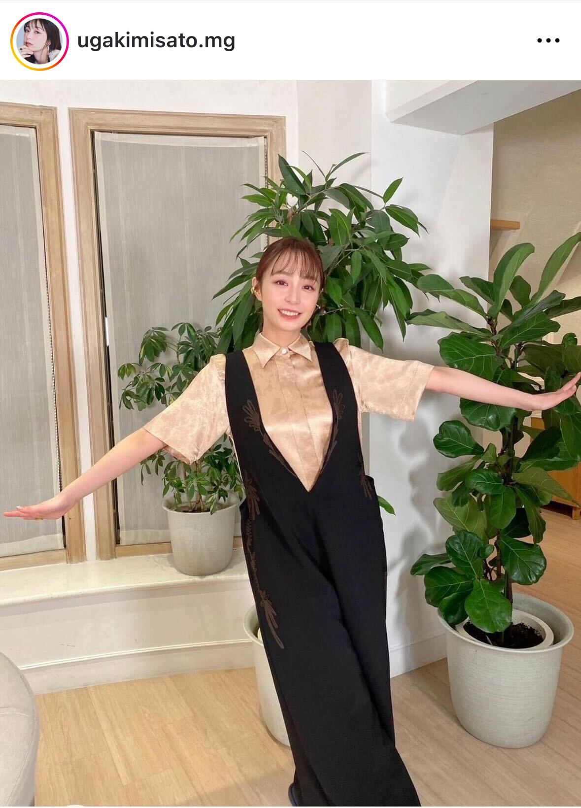 宇垣美里マネジャーのインスタグラムから