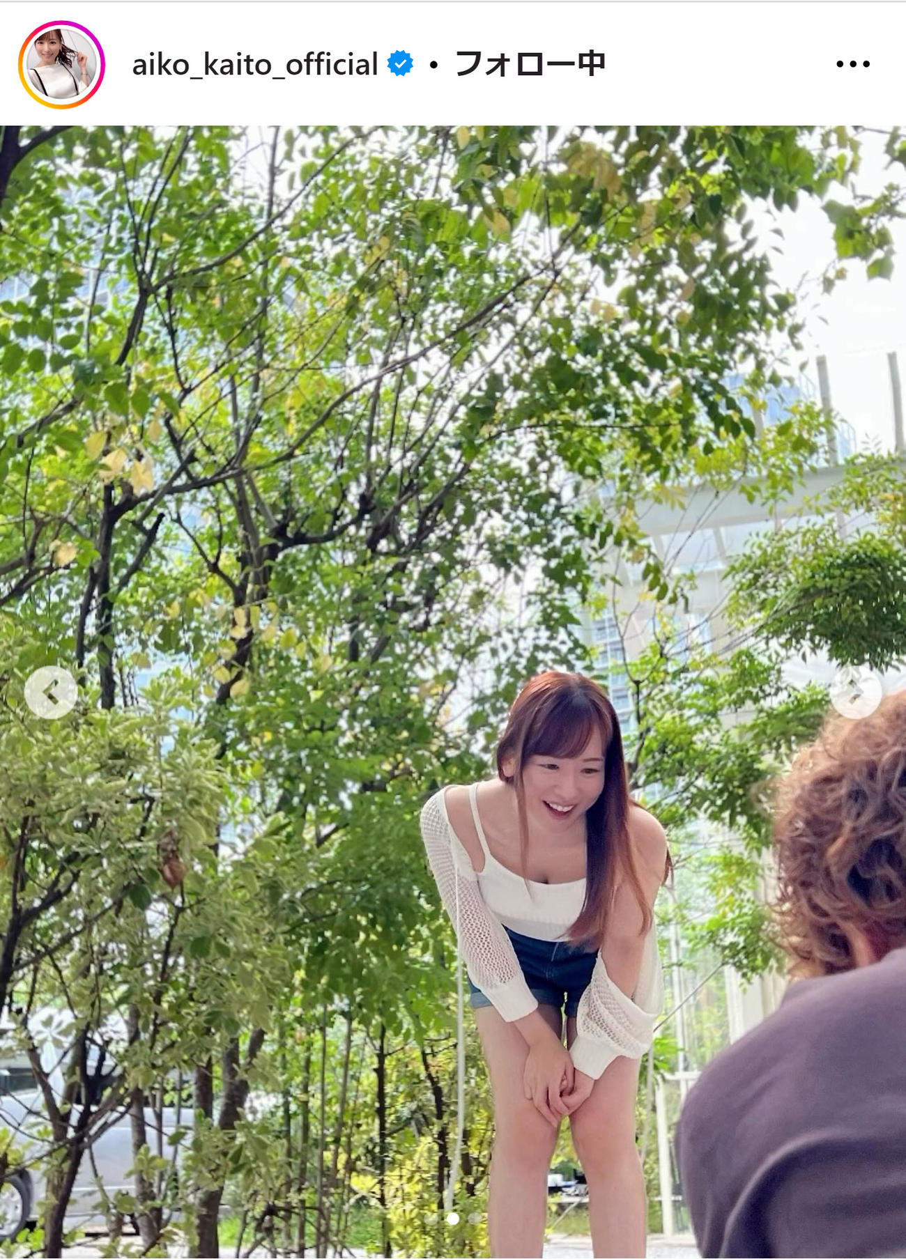 皆藤愛子のインスタグラムから