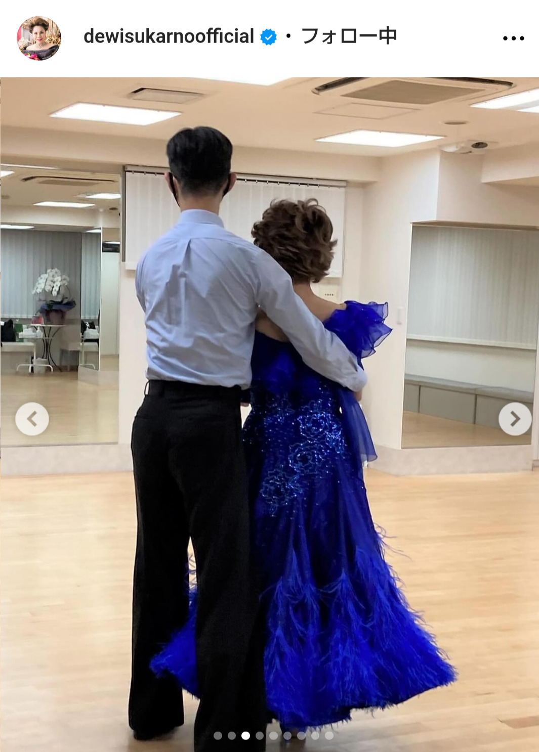 デヴィ夫人のインスタグラムから