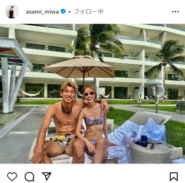 三輪麻未のインスタグラムから