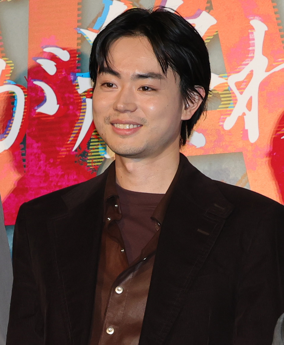 劇場版「君と世界が終わる日に」公開記念舞台あいさつに登場した菅田将暉（撮影・野上伸悟）