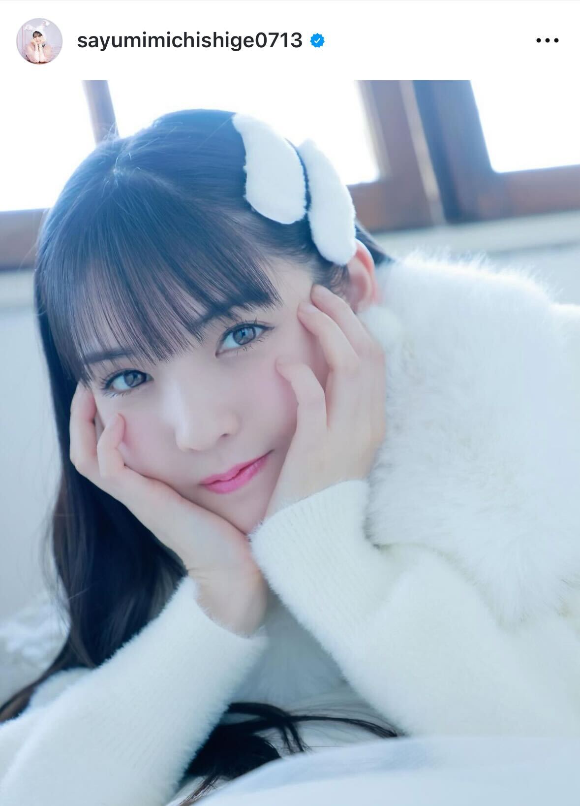 道重さゆみのインスタグラムから