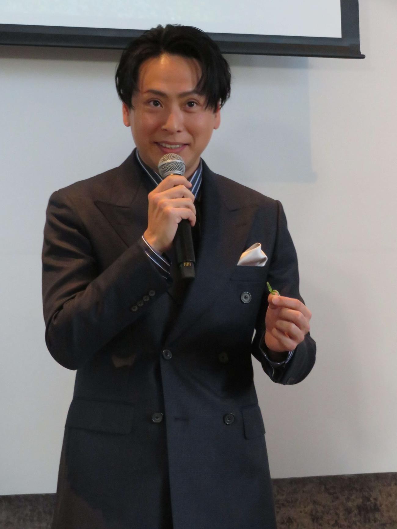 「HIROSHIMA GASTRONOMY“Horizon”」オープニングセレモニーにゲスト出演した山下健二郎