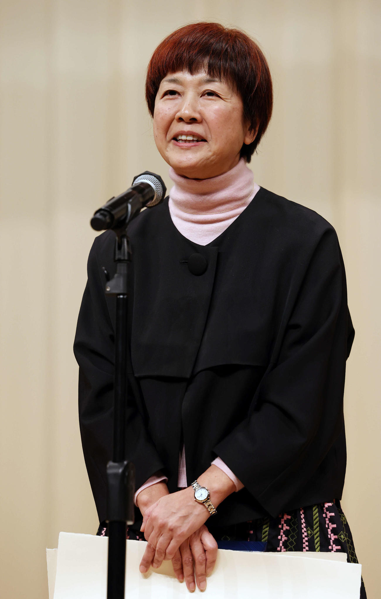 「第66回ブルーリボン賞」で外国作品賞を受賞した東宝東和・山崎敏社長（撮影・宮地輝）