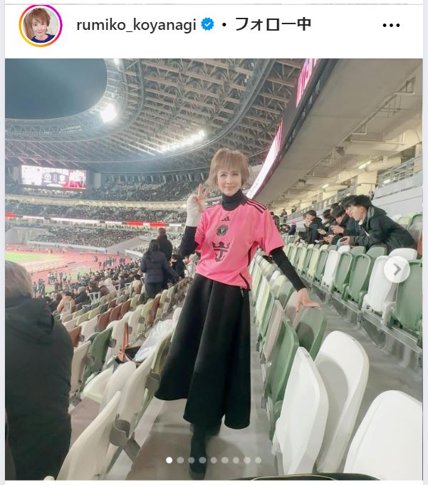 小柳ルミ子のインスタグラムから